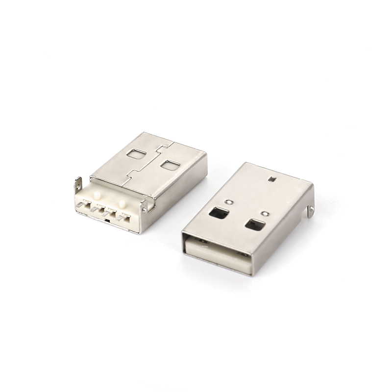 01MT-0106 USB AM SMT 直角打點H5.8 端子外露L2.25